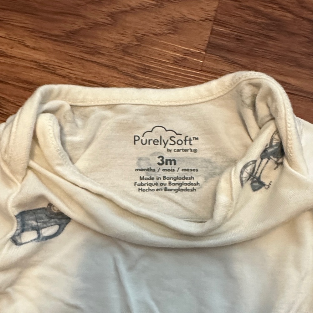 Carter’s Purely Soft Longsleeve Bodysuit and Pants Size 3 Months - Picture 5 of 5